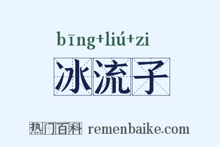 冰流子是什么意思的图片